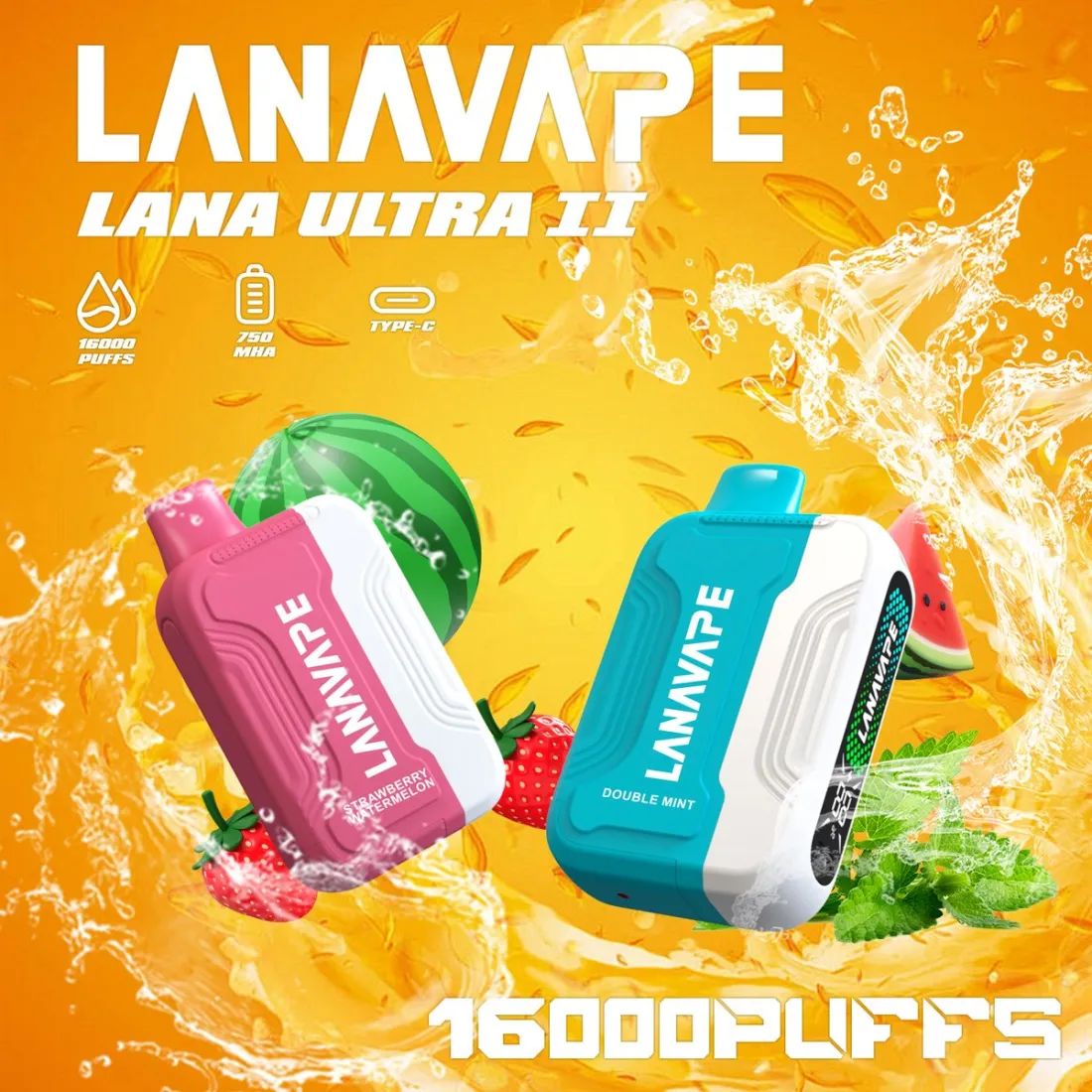 Lana 16000口電子煙彈/抛棄式 智慧顯示螢幕・磁吸式連接電子煙 Lana 16000口電子煙彈/抛棄式 智慧顯示螢幕・磁吸式連接電子煙